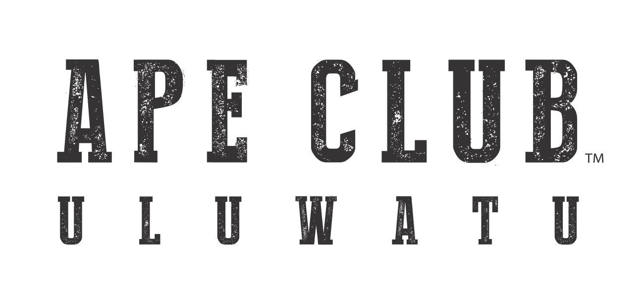 Brand identity design for Ape Club Uluwatu
