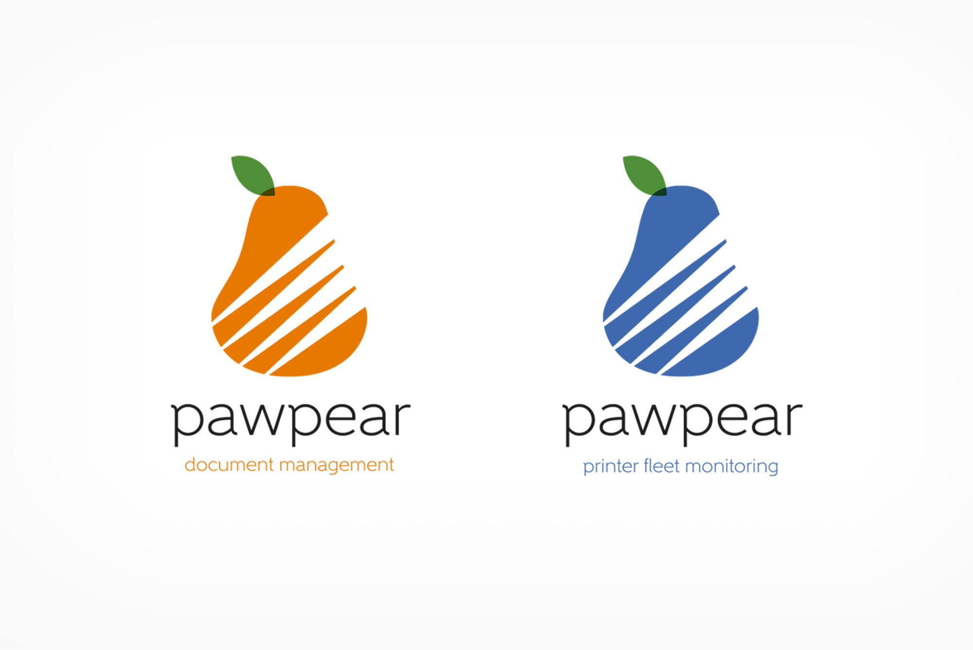 Pawpear | Efficient Print solutions vertical brand logo.