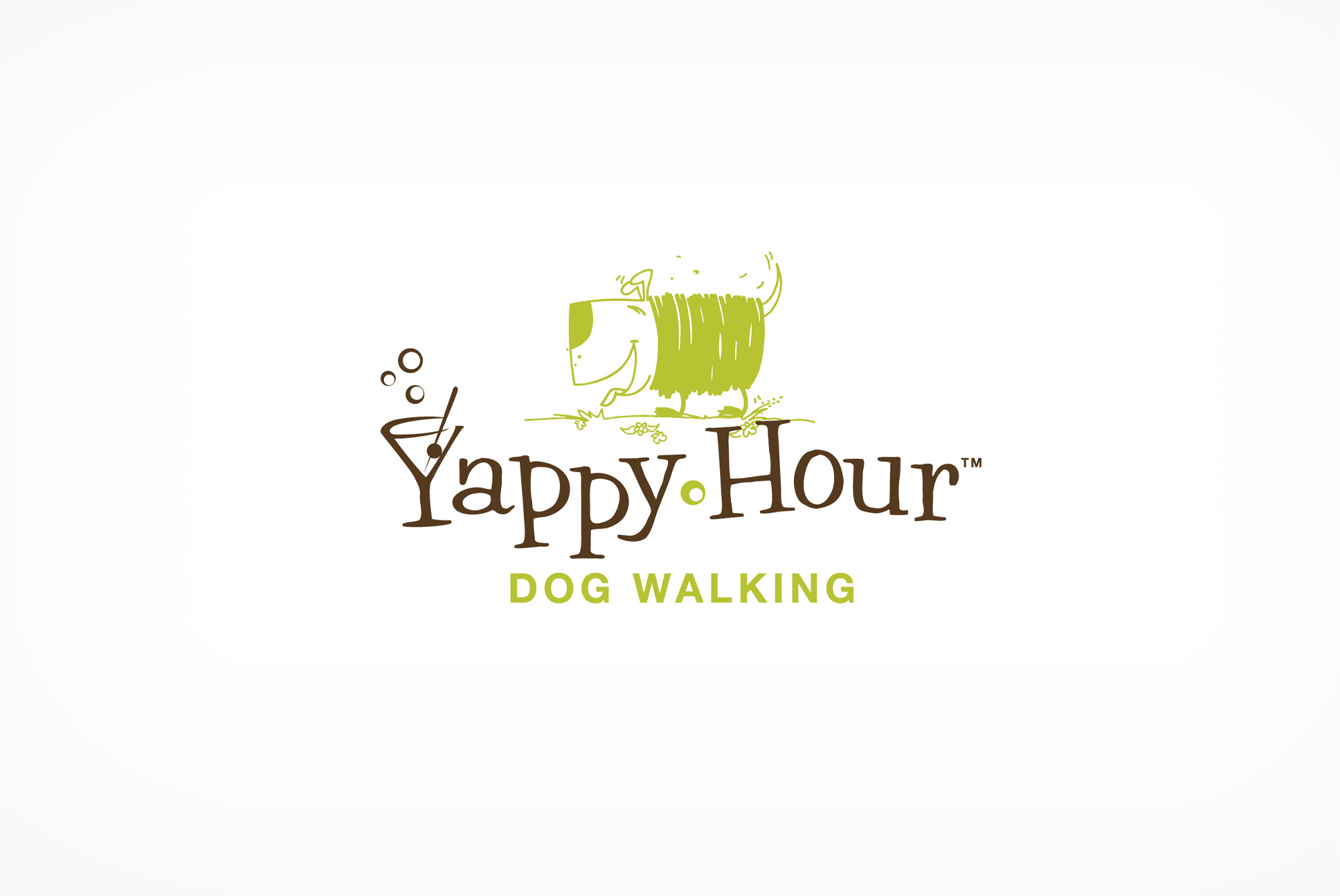 Yappy Hour Dog Walking logo.